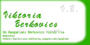 viktoria berkovics business card